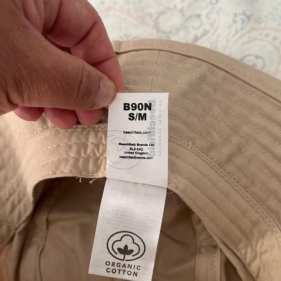 Tan Bucket Hat with Sturdy Canvas and Ventilation - Picture 6 of 8